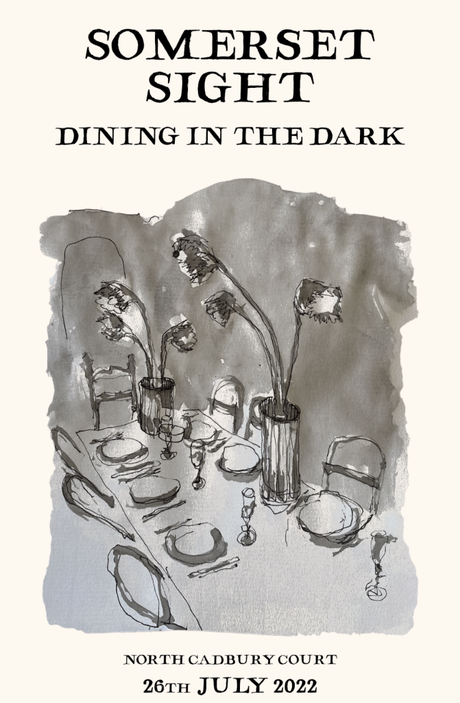 Image illustrating Somerset Sight Dining in the Dark Event at North Cadbury Court on 26th July 2022
