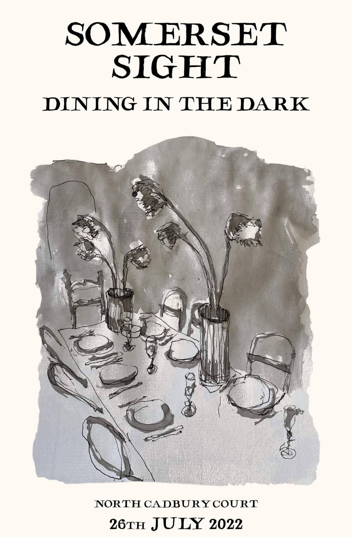 Somerset Sight Dining in the dark, fundraising event